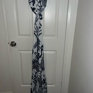 Black and White Floral dress